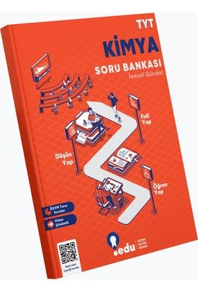 Edu Yayınları (Eğitim Destek Uzmanı) TYT Kimya Soru Bankası