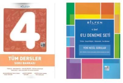 Bilfen Yayınları 4.Sınıf Tüm Dersler Soru Bankası + Deneme Seti Yeni 2020