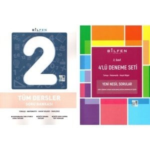 Bilfen Yayınları 2.Sınıf Tüm Dersler Soru Bankası + 4'lü Deneme Seti