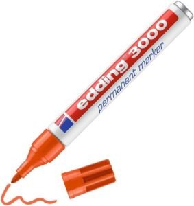Edding 3000 Permanent Marker 10'lu Paket TURUNCU