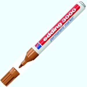 Edding 3000 Permanent Marker 10'lu Paket KAHVE