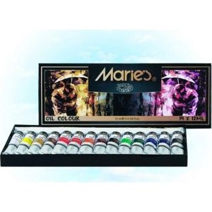 MARIES 14 ADET * 12ML YAĞLI BOYA SETİ NO: E1383B