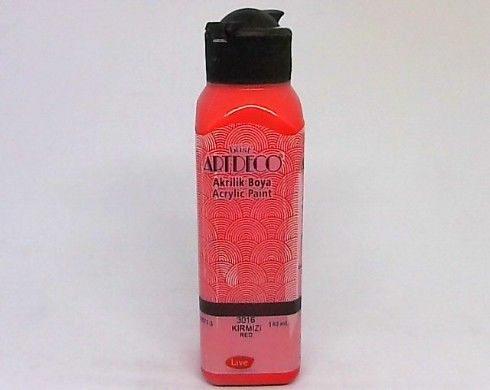 ARTDECO 140ML AKRİLİK BOYA KIRMIZI