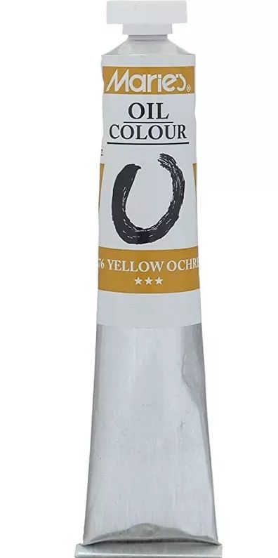 MARIES 50ML YAĞLI BOYA YELLOW OCHRE (KOYU SARI) NO:676