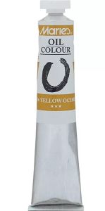 MARIES 50ML YAĞLI BOYA YELLOW OCHRE (KOYU SARI) NO:676